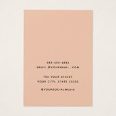 Simple chic Boucles d'oreilles Collier Display Car (Dos)