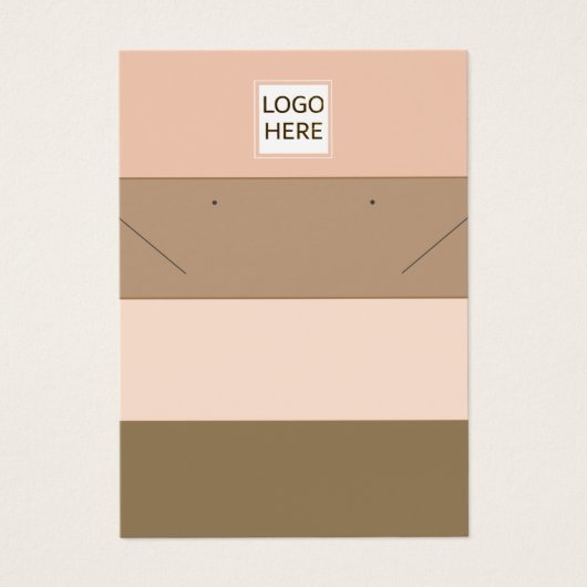 Simple chic Boucles d'oreilles Collier Display Car (Devant)