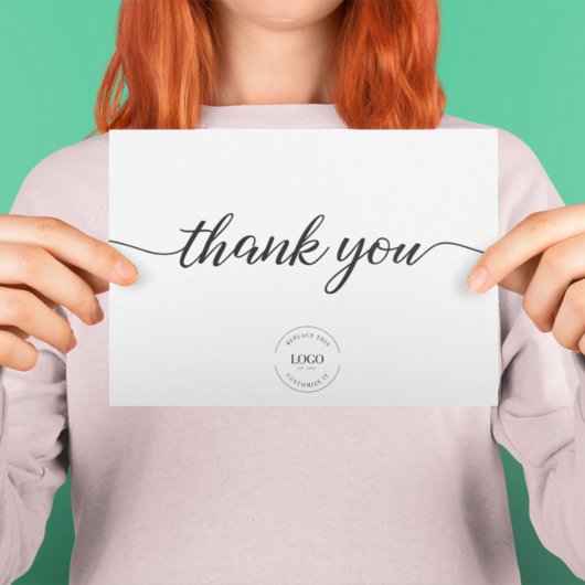 SImple Chic Client appreciation business logo Kaart
