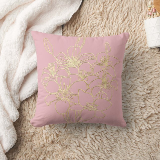 Simple Chic Floral Kussen (Deken)