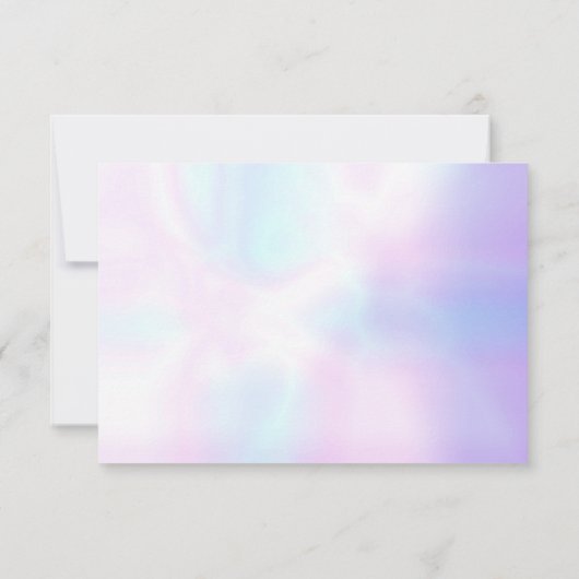 Simple Chic Moderne Perle RSVP (Dos)