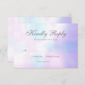 Simple Chic Moderne Perle RSVP (Devant / Derrière)