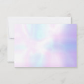 Simple Chic Moderne Réponse RSVP (Dos)