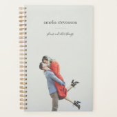 Simple Chic Personnalisé Nom superposition Page co (Devant)