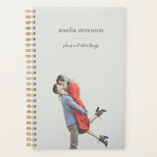 Simple Chic Personnalisé Nom superposition Page co