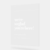 Simple chic Tellement heureux que vous soyez ici b (Angle)