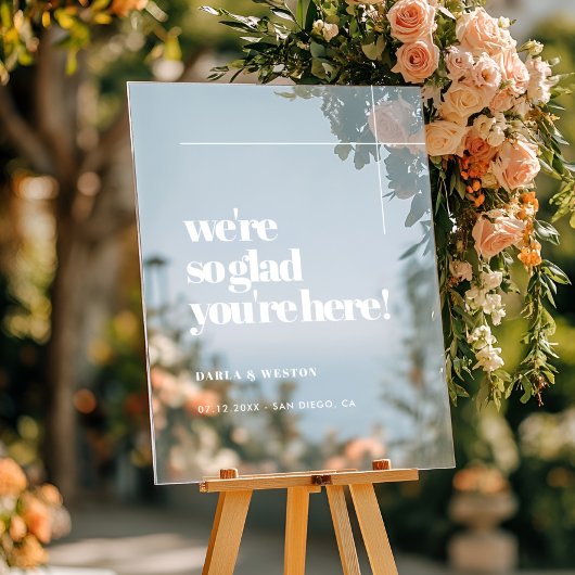 Simple chic Tellement heureux que vous soyez ici b