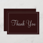 Simple chic violet et Merci argenté (Devant / Derrière)