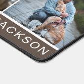 Simple Chien Papa Custom Four Photo Collage (Coin)