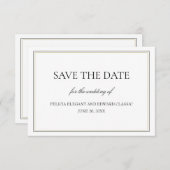 Simple Classic Enregistrer la carte d'annonce de d (Devant / Derrière)