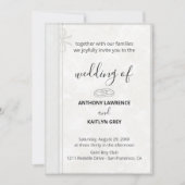 Simple Classic Wedding Invitation – Custom (Devant)