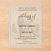Simple Classic Wedding Invitation – Customizable (Recto)