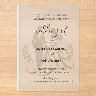 Simple Classic Wedding Invitation – Customizable
