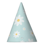 Simple Classy White Daisy Floral Feesthoedjes (Rechts)