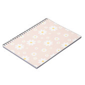 Simple Classy White Daisy Floral Notitieboek (Linkerzijde)