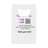 Simple code QR minimal ajouter un logo nom de code (Devant)