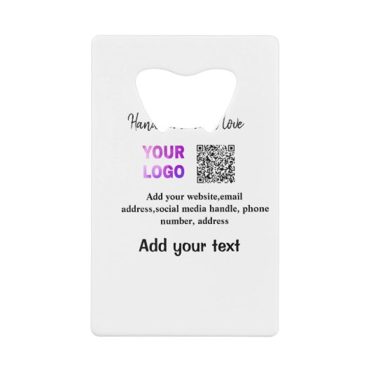 Simple code QR minimal ajouter un logo nom de code (Devant)