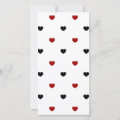 Simple Coeurs Girly Meilleur Ami Valentines Carte (Dos)