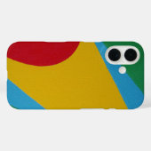 Simple Colored Shapes With Yellow Phone Case (Achterkant (horizontaal))