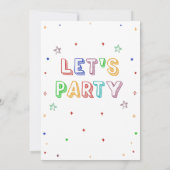 Simple Colorful Birthday Invitation (Dos)