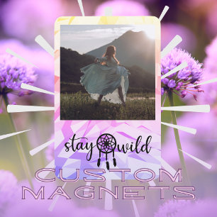 Simple Colorful Boho Dreamweaver Photo Magnet Magneet