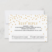 SIMPLE CONFETTI RSVP parties scintillant en or gla (Devant)