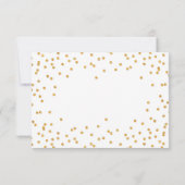 SIMPLE CONFETTI RSVP parties scintillant en or gla (Dos)