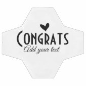 Simple congratulation graduation add your (Plat)