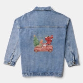 Simple cool stylish denim jacket for christmas  (Achterkant)