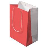 simple corail rose botanique mariage grand sac cad (Dos Angle)