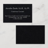 Simple Corporate Counsel Visitekaartje (Voorkant / Achterkant)
