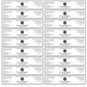 Simple Cosmétique blanc Étiquette Jar avec logo 1. (Devant)