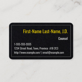 Simple Counsel Visitekaartje