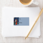 Simple Country Santa  Gift Label (Insitu)