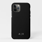 Simple Couple Name monogrammed Case-Mate iPhone Case (Achterkant)