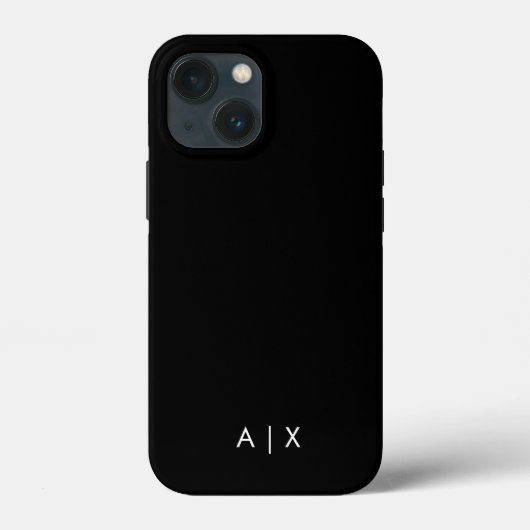 Simple Couple Name monogrammed Case-Mate iPhone Case (Achterkant)