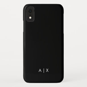 Simple Couple Name monogrammed iPhone XR Hoesje