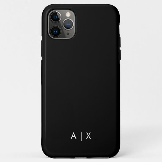 Simple Couple Name monogrammed Case-Mate iPhone Case (Achterkant)