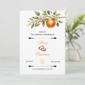 Simple Couple Wedding Invitation (Debout devant)