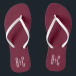 Simple Couples | White & Burgundy<br><div class="desc">Classy,  bold et moderne.</div>