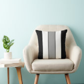 Simple Coussin de Jet Monochrome à Rayures 40 cm (Chaise)