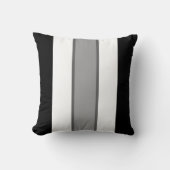 Simple Coussin de Jet Monochrome à Rayures 40 cm (Recto)