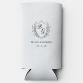 Simple Crest Monogram Wedding (Voorkant)