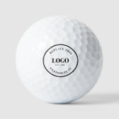 Simple Custom Business Logo Branded company Golfballen (Voorkant)
