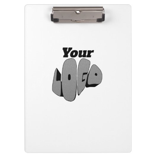 Simple Custom Business logo template Klembord (Voorkant)