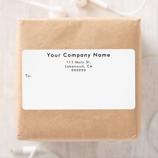 Simple Custom Business Shipping Labels (Insitu)