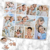 Simple Custom Family Photo Collage Legpuzzel