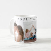 Simple Custom Photo Valentine's Day Coffee Mug Koffiemok (Voorkant links)