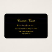 Simple Customizable Gold & Black Text Design  (Dos)