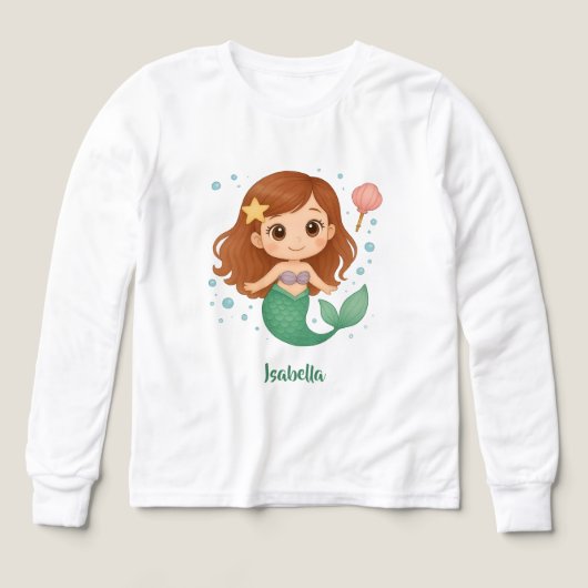 Simple cute little mermaid (Motif recto)